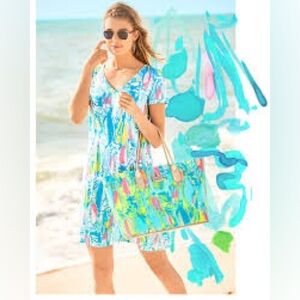 Lilly Pulitzer Jessica Dress in Beach And Bae Sailboat